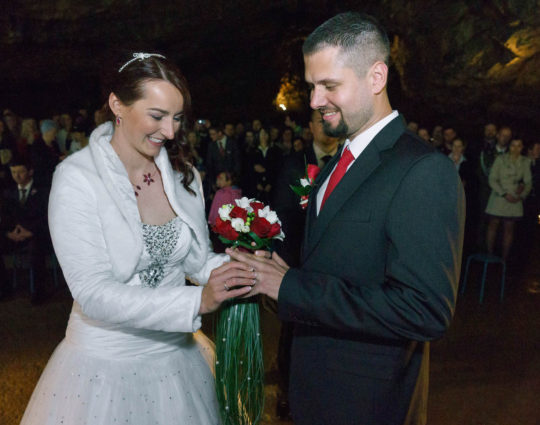 Svatební fotografie Jeskyně Výpustek
