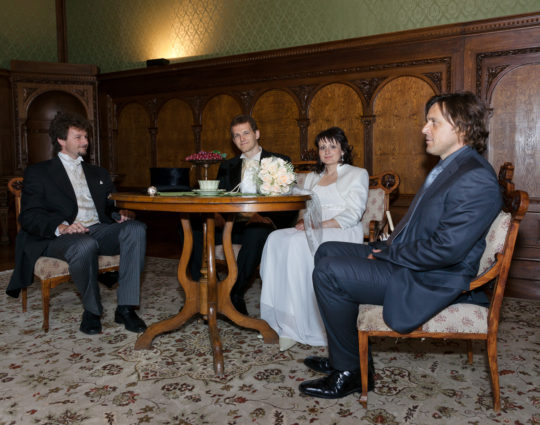 Svatební fotografie zámek Blansko, Muzeum Blansko