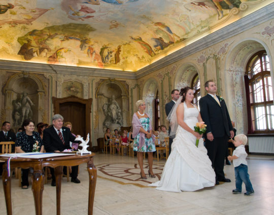 Svatební fotografie Premonstrátský klášter Brno