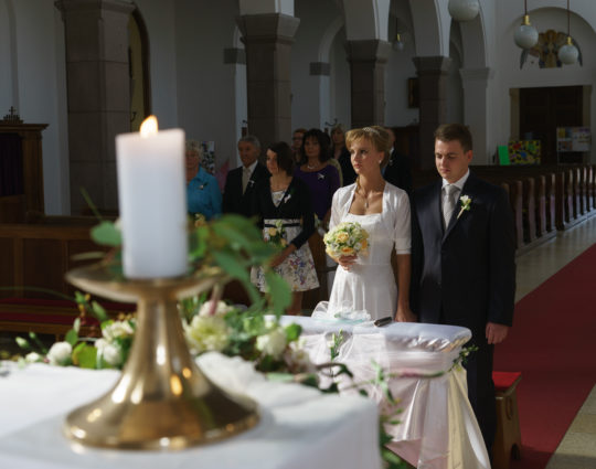 Svatba v kostele svatého Cyrila a Metoděje